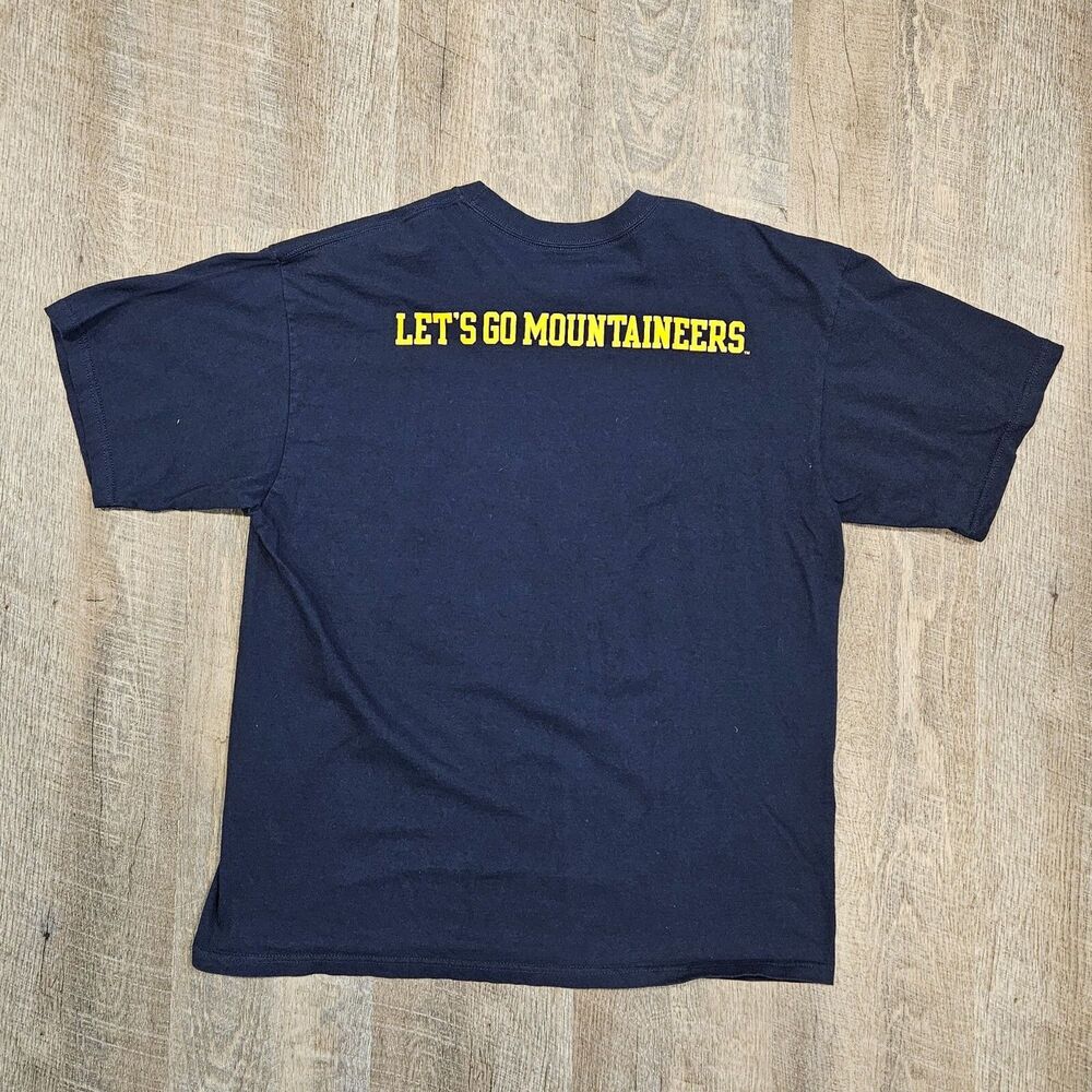 Nike Team Men's West Virginia Moutaineers Blue Short Sleeve T-Shirt Size Large - Picture 4 of 7